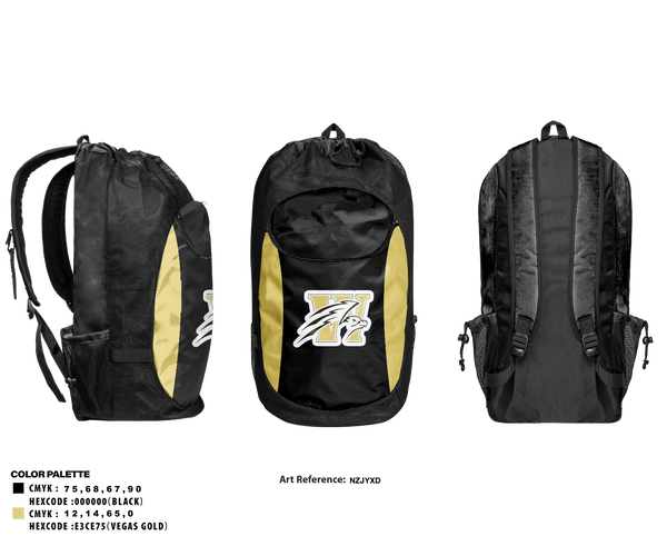 Gear Bag, Winchester Community High School Basketball, Women's Basketball, Teamtime, Team time, sublimation, custom sports apparel, team uniforms, spirit wear, spiritwear, sports uniforms, custom shirts, team store, custom team store, fundraiser sports, apparel fundraiser