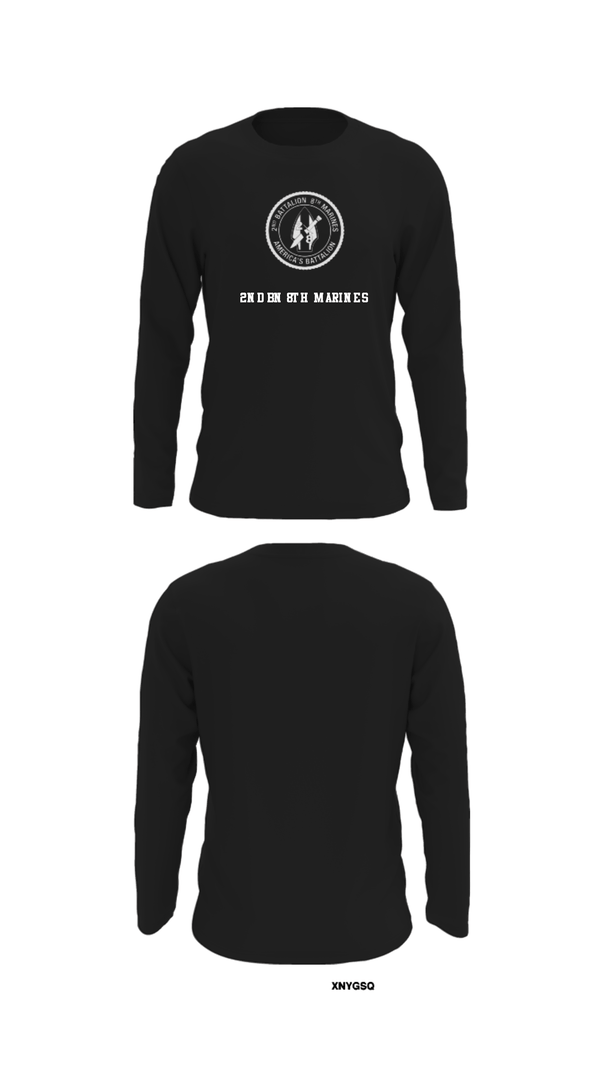 Long Sleeve Performance Shirt, 2nd bn 8th Marines, Marines, Teamtime, Team time, sublimation, custom sports apparel, team uniforms, spirit wear, spiritwear, sports uniforms, custom shirts, team store, custom team store, fundraiser sports, apparel fundraiser