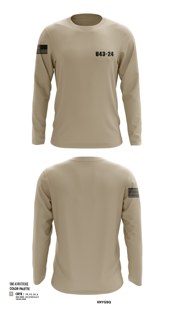 Long Sleeve Performance Shirt, U43-24, Army, Teamtime, Team time, sublimation, custom sports apparel, team uniforms, spirit wear, spiritwear, sports uniforms, custom shirts, team store, custom team store, fundraiser sports, apparel fundraiser