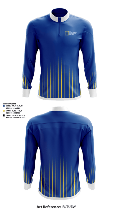 C3A Community Cooperation and Care Agency 5588349 Quarter Zip Jacket - 2