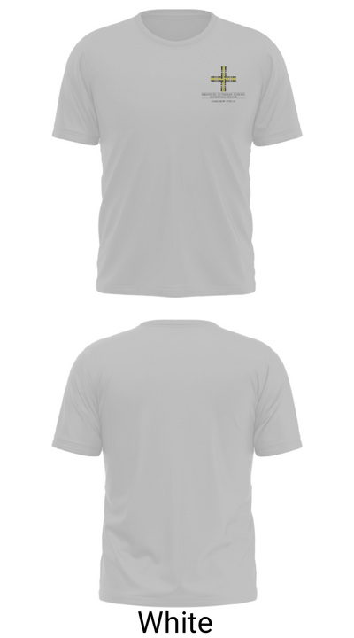 Immanuel Lutheran School 70658929 Old School Cotton Feel Shirt - 10