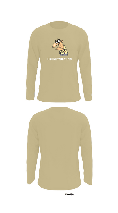 GrumpyOLVets 73193400 Long Sleeve Performance Shirt - 92
