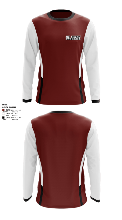 mc chiefs 86385272 Long Sleeve Performance Shirt - 1