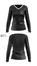 Ross custume food trailers 22341520 Women's Long Sleeve V-neck Shirt - 1
