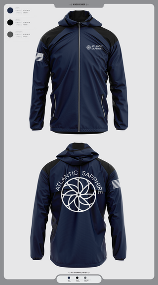 Windbreaker, LinVille, Navy, Teamtime, Team time, sublimation, custom sports apparel, team uniforms, spirit wear, spiritwear, sports uniforms, custom shirts, team store, custom team store, fundraiser sports, apparel fundraiser