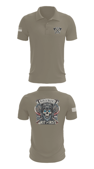 Short Sleeve Performance Polo, Baker 3-509th 3rd Plt 1st squad, Army, Teamtime, Team time, sublimation, custom sports apparel, team uniforms, spirit wear, spiritwear, sports uniforms, custom shirts, team store, custom team store, fundraiser sports, apparel fundraiser