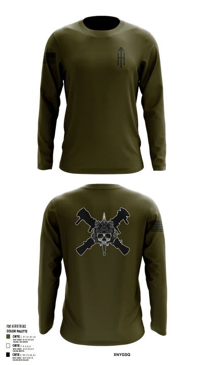 Apache 25883290 Long Sleeve Performance Shirt - 118