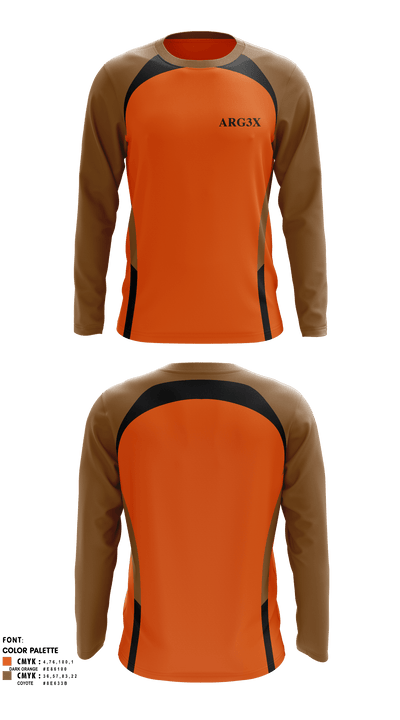 ARG3X 51558368 Long Sleeve Performance Shirt - 1