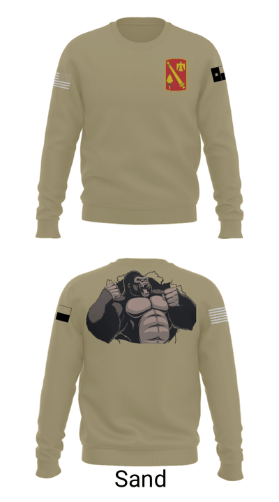 A Battery, 4-133 FAR-AMMO 67578556 Crew Neck Sweatshirt - 53