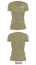 III MIG 21308092 Women's Short Sleeve V-neck Shirt - 88