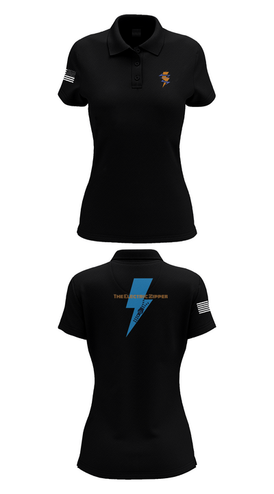 The Electric Zipper 5036144 Women's Short Sleeve Performance Polo  - 36