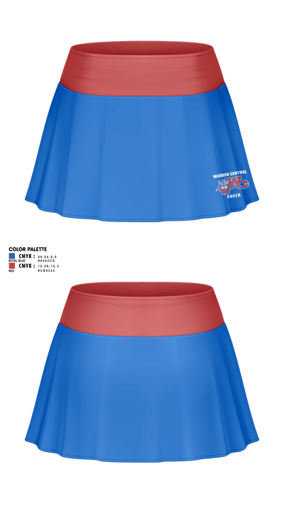 Warren Central High School Cheer 68403742 Skort - 1