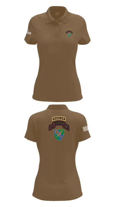2nd Battalion 75th Ranger Regiment 36081201 Women's Short Sleeve Performance Polo  - 15