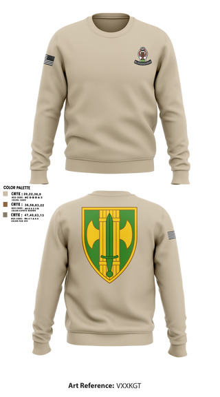 Crew Neck Sweatshirt, 615th MP CO, , Teamtime, Team time, sublimation, custom sports apparel, team uniforms, spirit wear, spiritwear, sports uniforms, custom shirts, team store, custom team store, fundraiser sports, apparel fundraiser