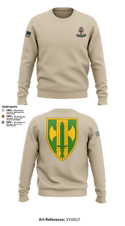 615th MP CO 40178490 Crew Neck Sweatshirt - 41