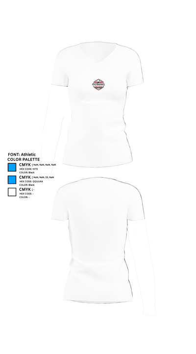 Pro Masonry Services LLC 30906743 Women's Short Sleeve V-neck Shirt - 18