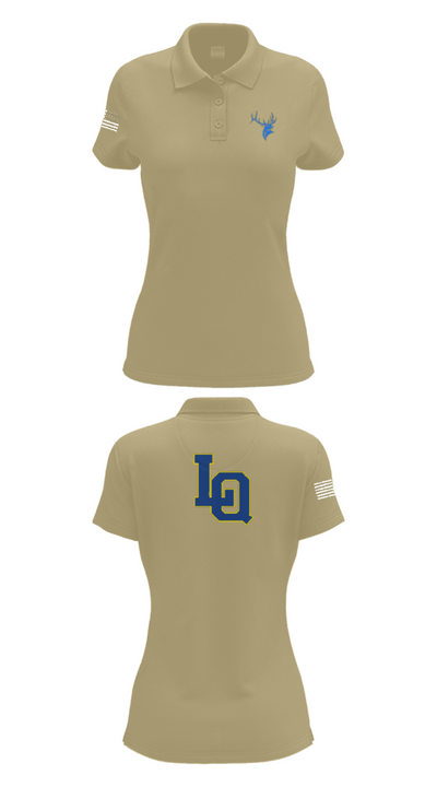Lake Quinault High School Volleyball 10165141 Women's Short Sleeve Performance Polo  - 29