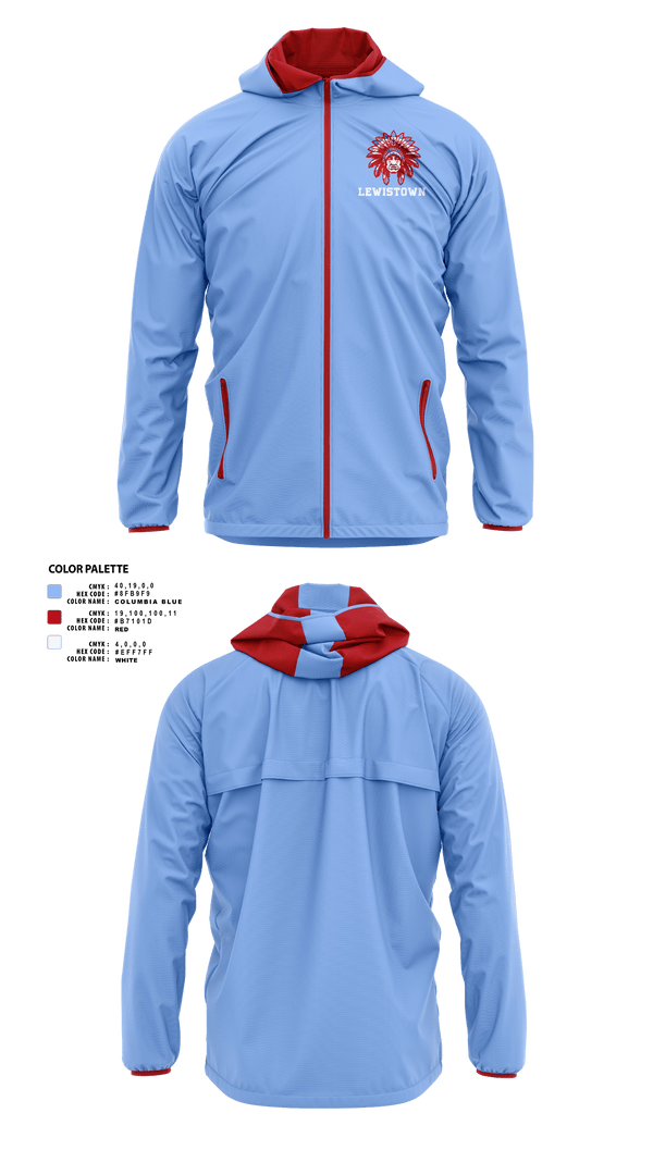 Windbreaker, Lewistown High School Basketball, Men's Basketball, Teamtime, Team time, sublimation, custom sports apparel, team uniforms, spirit wear, spiritwear, sports uniforms, custom shirts, team store, custom team store, fundraiser sports, apparel fundraiser