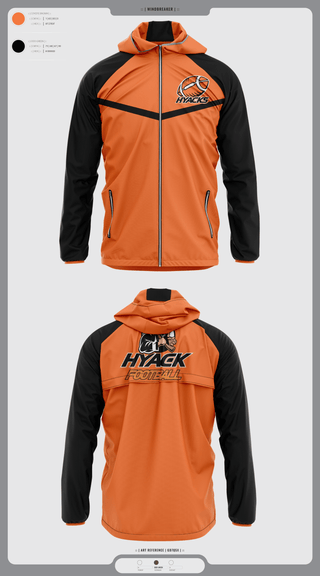 Windbreaker, Hyacks Football, Football, Teamtime, Team time, sublimation, custom sports apparel, team uniforms, spirit wear, spiritwear, sports uniforms, custom shirts, team store, custom team store, fundraiser sports, apparel fundraiser
