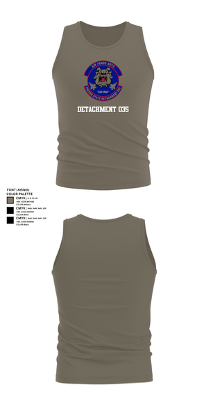 Tank Top, Detachment 035, Air Force, Teamtime, Team time, sublimation, custom sports apparel, team uniforms, spirit wear, spiritwear, sports uniforms, custom shirts, team store, custom team store, fundraiser sports, apparel fundraiser