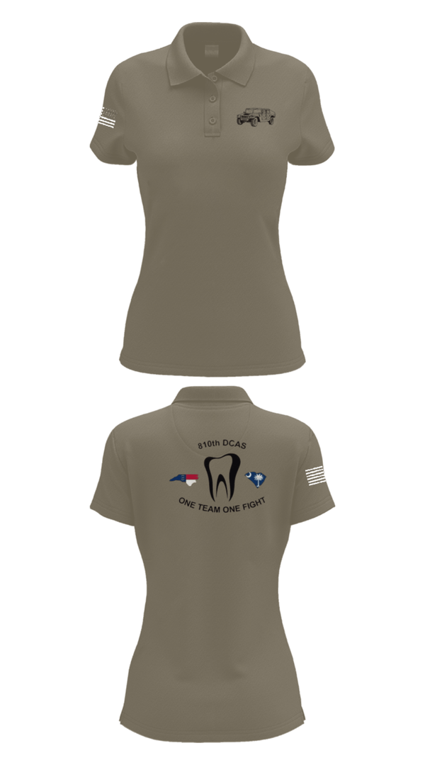 Womens Short Sleeve Performance Polo, 810th med co, Army, Teamtime, Team time, sublimation, custom sports apparel, team uniforms, spirit wear, spiritwear, sports uniforms, custom shirts, team store, custom team store, fundraiser sports, apparel fundraiser