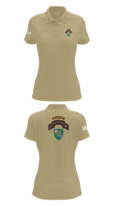2nd Battalion 75th Ranger Regiment 36081201 Women's Short Sleeve Performance Polo  - 95