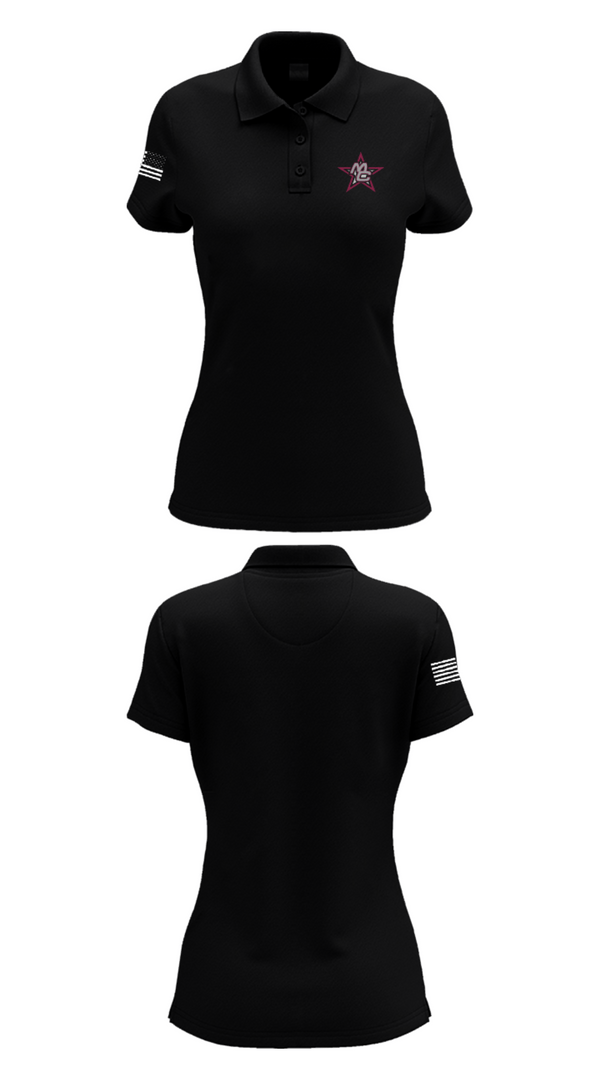 Womens Short Sleeve Performance Polo, Madison County High School Cheer, Cheer, Teamtime, Team time, sublimation, custom sports apparel, team uniforms, spirit wear, spiritwear, sports uniforms, custom shirts, team store, custom team store, fundraiser sports, apparel fundraiser