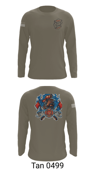Golden Fire Dept. 85481633 Long Sleeve Performance Shirt - 66