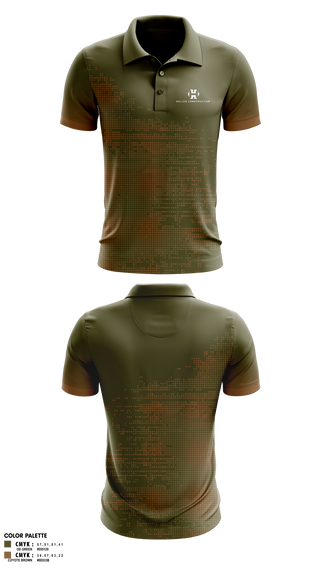 Short Sleeve Performance Polo, Haller Construction LLC, , Teamtime, Team time, sublimation, custom sports apparel, team uniforms, spirit wear, spiritwear, sports uniforms, custom shirts, team store, custom team store, fundraiser sports, apparel fundraiser