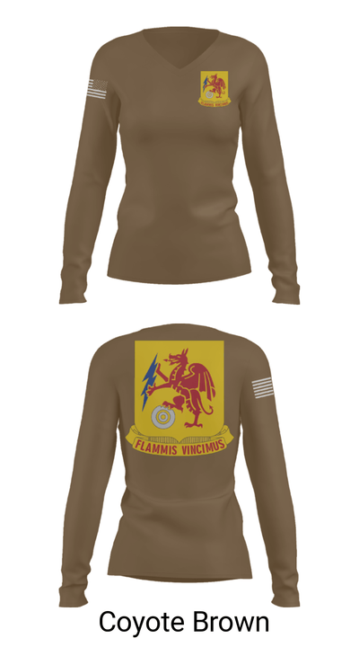 2nd Chemical Battalion 67999442 Women's Long Sleeve V-neck Shirt - 17