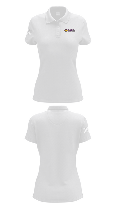 Caro High School Volleyball 92825459 Women's Short Sleeve Performance Polo  - 17