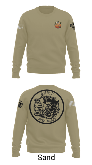 Crew Neck Sweatshirt, USS MAKIN ISLANDC5 MKI, Navy, Teamtime, Team time, sublimation, custom sports apparel, team uniforms, spirit wear, spiritwear, sports uniforms, custom shirts, team store, custom team store, fundraiser sports, apparel fundraiser