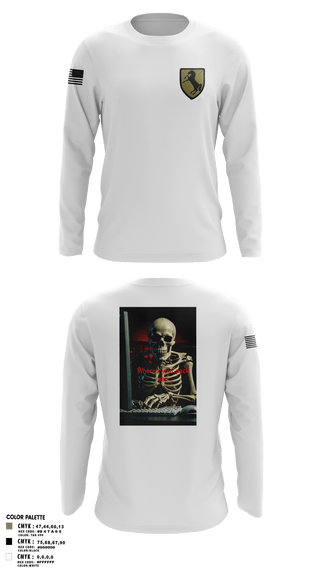 Long Sleeve Performance Shirt, 1/11 acr, Army, Teamtime, Team time, sublimation, custom sports apparel, team uniforms, spirit wear, spiritwear, sports uniforms, custom shirts, team store, custom team store, fundraiser sports, apparel fundraiser