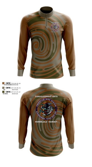 Quarter Zip Jacket, Honolulu Bohemian, , Teamtime, Team time, sublimation, custom sports apparel, team uniforms, spirit wear, spiritwear, sports uniforms, custom shirts, team store, custom team store, fundraiser sports, apparel fundraiser