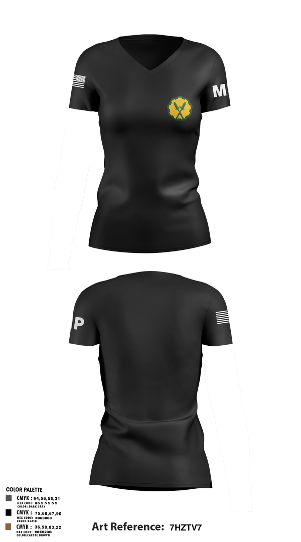 Womens Short Sleeve Vneck Shirt, 160th mp bn, Army, Teamtime, Team time, sublimation, custom sports apparel, team uniforms, spirit wear, spiritwear, sports uniforms, custom shirts, team store, custom team store, fundraiser sports, apparel fundraiser