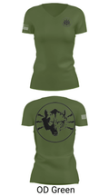 Wolves, Bravo, 305th MI 94376835 Women's Short Sleeve V-neck Shirt - 27