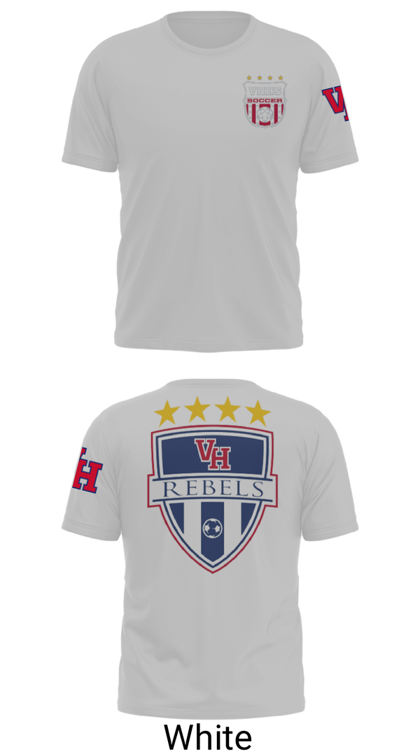 Short Sleeve Performance Shirt, Vestavia Rebels, Men's Soccer, Teamtime, Team time, sublimation, custom sports apparel, team uniforms, spirit wear, spiritwear, sports uniforms, custom shirts, team store, custom team store, fundraiser sports, apparel fundraiser