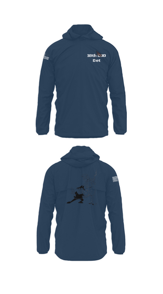 Windbreaker, 18th EOD Det, Army, Teamtime, Team time, sublimation, custom sports apparel, team uniforms, spirit wear, spiritwear, sports uniforms, custom shirts, team store, custom team store, fundraiser sports, apparel fundraiser