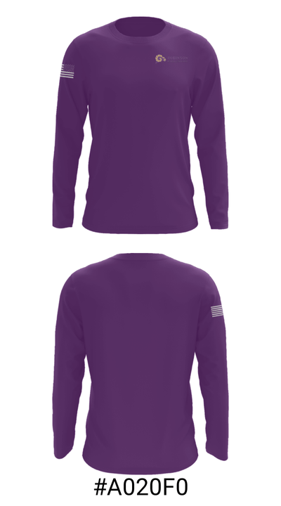 Robinson Middle School Track 2312219 Long Sleeve Performance Shirt - 18