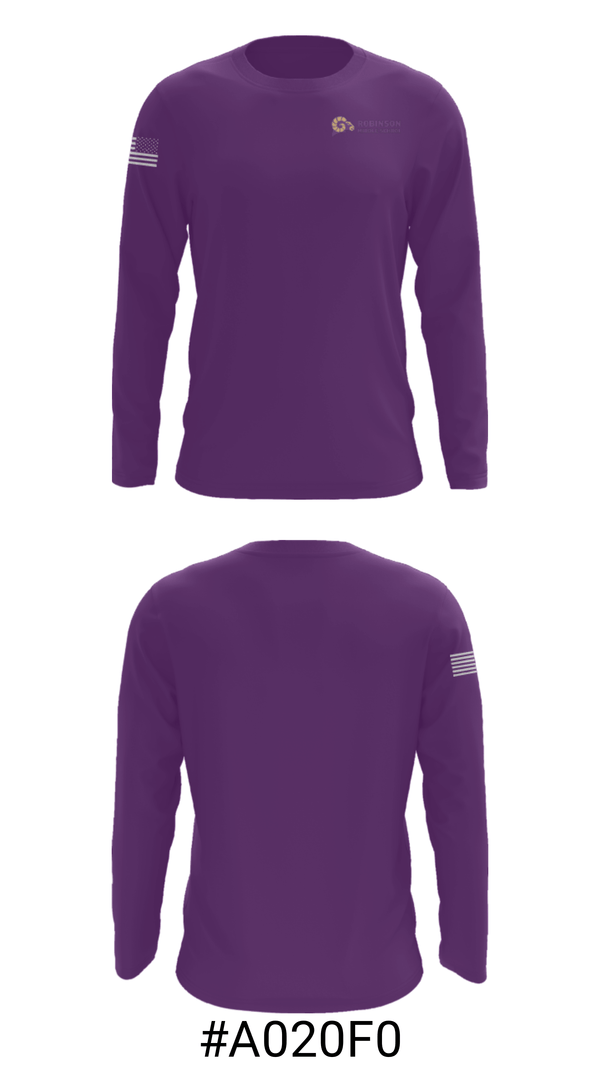 Long Sleeve Performance Shirt, Robinson Middle School Track, Track & Field, Teamtime, Team time, sublimation, custom sports apparel, team uniforms, spirit wear, spiritwear, sports uniforms, custom shirts, team store, custom team store, fundraiser sports, apparel fundraiser