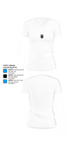 Liberty Media Unltd. 94291322 Women's Short Sleeve V-neck Shirt - 18