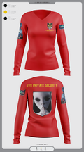 undefined Women's Long Sleeve V-neck Shirt - 5