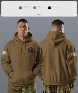 Hoodie, Comanche Squad, Army, Teamtime, Team time, sublimation, custom sports apparel, team uniforms, spirit wear, spiritwear, sports uniforms, custom shirts, team store, custom team store, fundraiser sports, apparel fundraiser