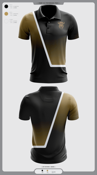 Short Sleeve Performance Polo, Hugo Buffaloes Tennis, Tennis, Teamtime, Team time, sublimation, custom sports apparel, team uniforms, spirit wear, spiritwear, sports uniforms, custom shirts, team store, custom team store, fundraiser sports, apparel fundraiser