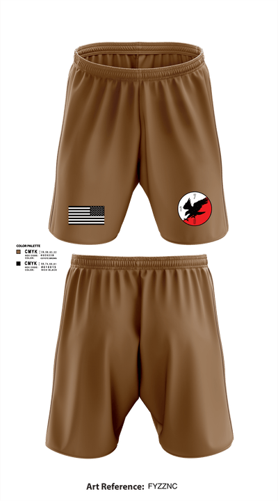 Savage Platoon, 2-7 CAV 52531562 Athletic Shorts With Pockets - 1