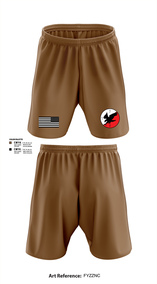 Athletic Shorts With Pockets, Savage Platoon, 2-7 CAV1/7 CAV, Blackhawk Troop, Gold Platoon, Army, Teamtime, Team time, sublimation, custom sports apparel, team uniforms, spirit wear, spiritwear, sports uniforms, custom shirts, team store, custom team store, fundraiser sports, apparel fundraiser