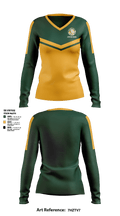 Benbrook High School Bobcat Marching Band 42896694 Women's Long Sleeve V-neck Shirt -1
