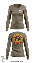 Rogue Valley 54220883 Women's Long Sleeve V-neck Shirt - 105