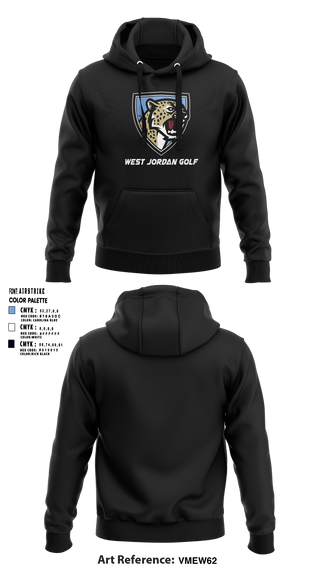 Hoodie, West Jordan High School Golf, Golf, Teamtime, Team time, sublimation, custom sports apparel, team uniforms, spirit wear, spiritwear, sports uniforms, custom shirts, team store, custom team store, fundraiser sports, apparel fundraiser