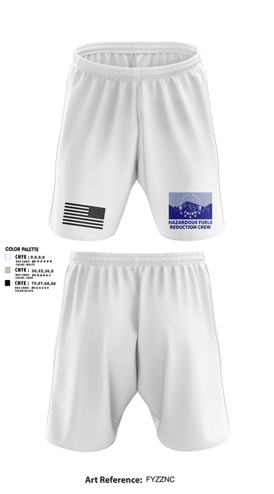 Bishop Paiute EMO/ Hazardous Fiels Reduction 49408789 Athletic Shorts With Pockets - 5